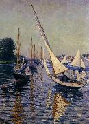 Gustave Caillebotte Regatta at Argenteuil USA oil painting artist